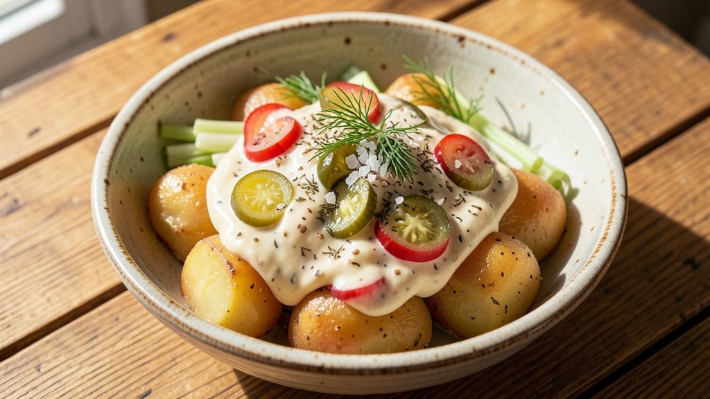 Grandma's Dill Pickle Potato Salad Recipe: Tangy Crunch Without the Vinegar Overload