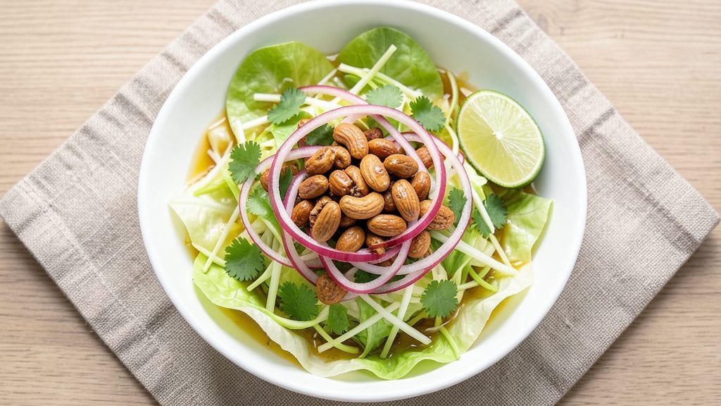 J Alexander's Thai Kai Salad Copycat Recipe: Crunchy Peanuts and Tangy Lime Dressing