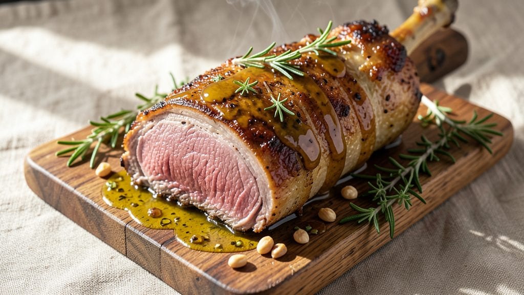 Jamie Oliver's Roast Leg Of Lamb With Anchovies Recipe: Umami-Kissed Crust and Juicy Pink Hearts