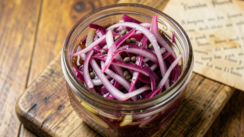 Old-Fashioned Pickled Red Cabbage Recipe: Vinegar-Sharp Crunch for Sandwiches and Snacks