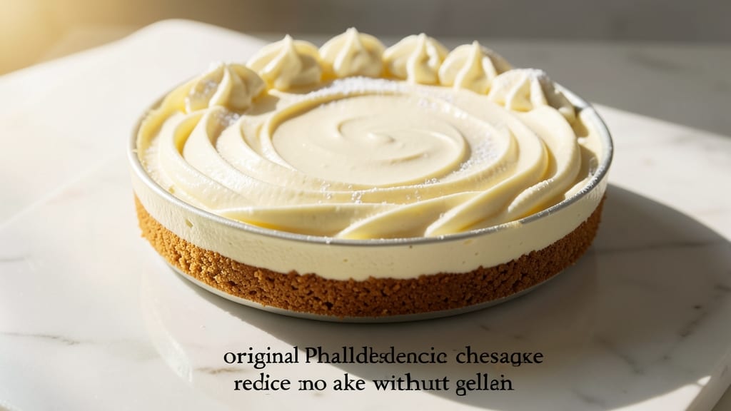 Original Philadelphia Cheesecake Recipe No Bake Without Gelatin: No-Bake Gelatin-Free Velvety Slices
