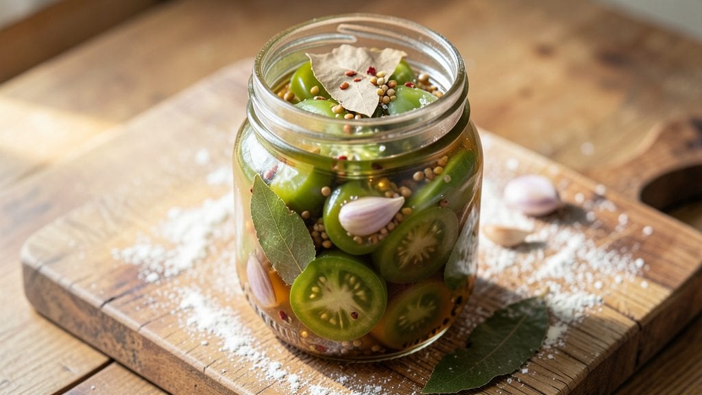 Pickled Green Tomatoes Canning Recipe: Brine-Brightened Crunch for Summer Sandwiches