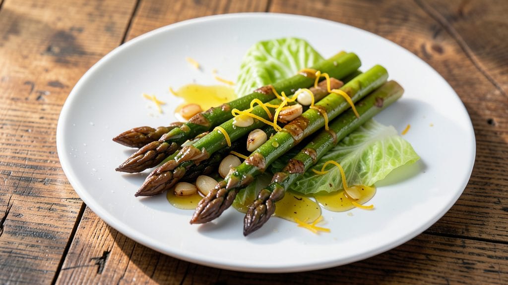 Salmon Side Recipe: Lemon-Garlic Butter Roasted Asparagus with Crispy Edges